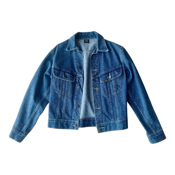 VTG Lee Riders Women's Denim Trucker Jacket Size: M - Picture 1 of 11